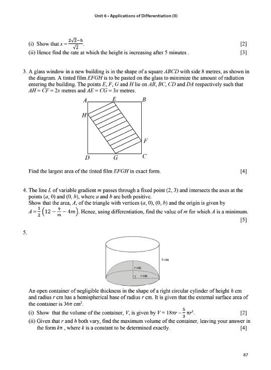 AL H1 Math:Exam Technique Thr Worked Sol