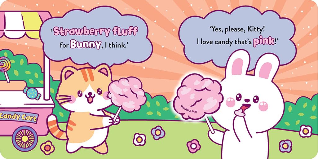 Scratch & Sniff Board Book - The Candy Cart (Board Book)