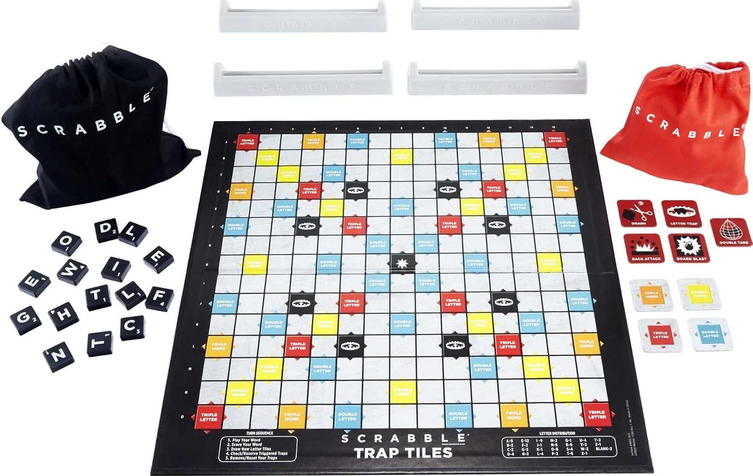 MATTEL SCRABBLE TRAP TILES