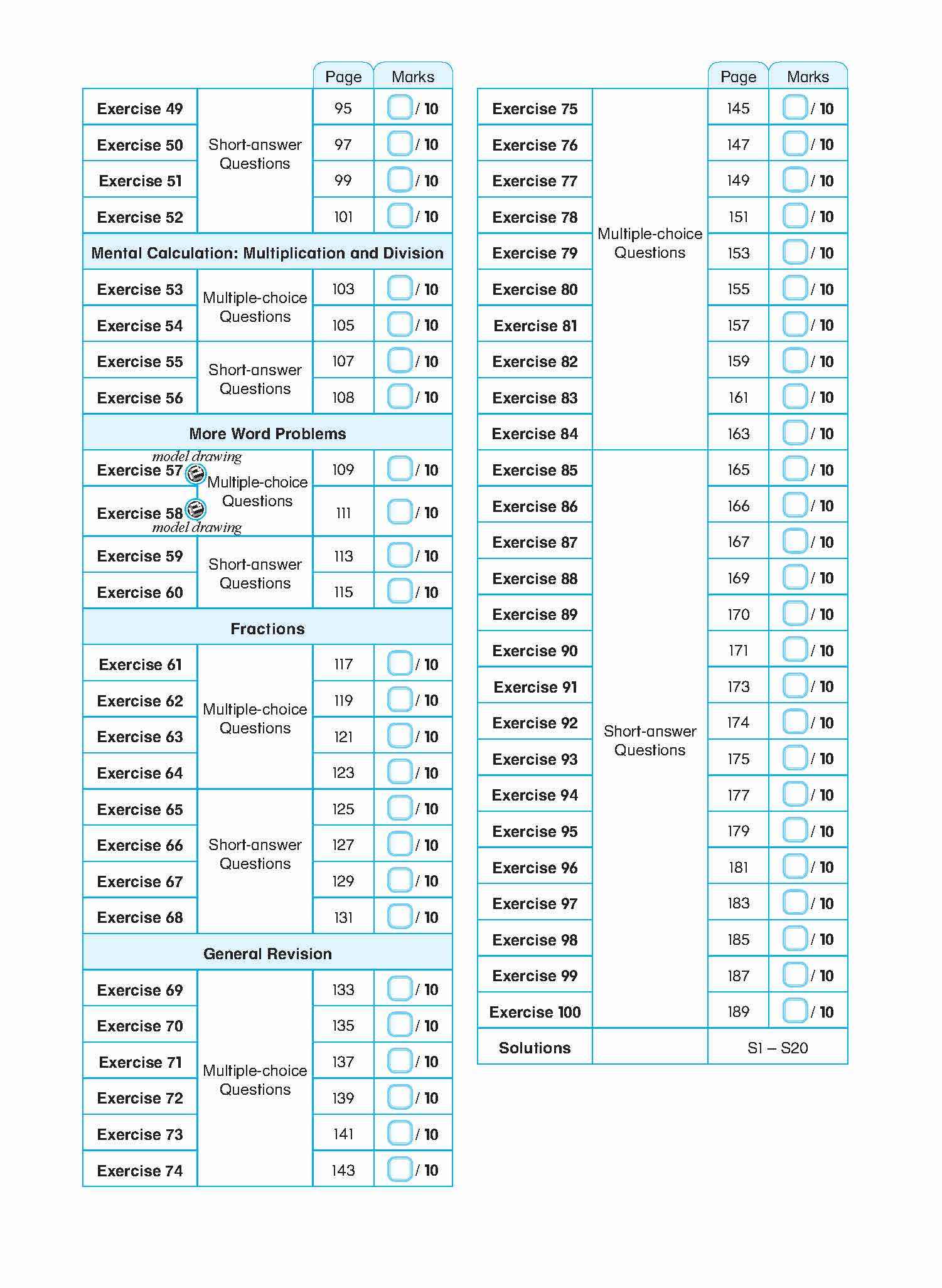 Primary 3 Conquer Mathematics The 4 Operations . Fractions Workbook 3 - 3rd Edition 