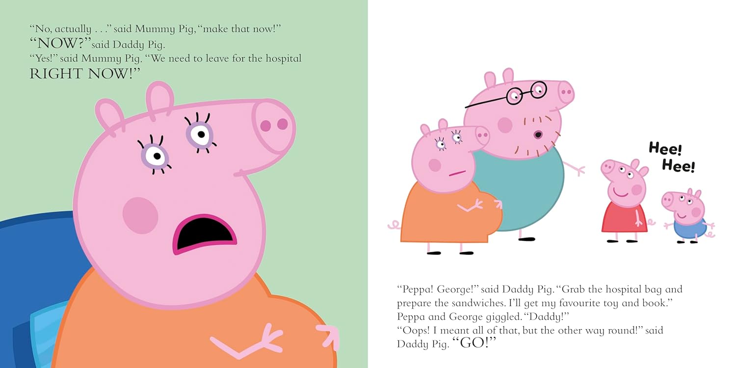 Peppa Pig: Peppa's New Baby Sister (Paperback)