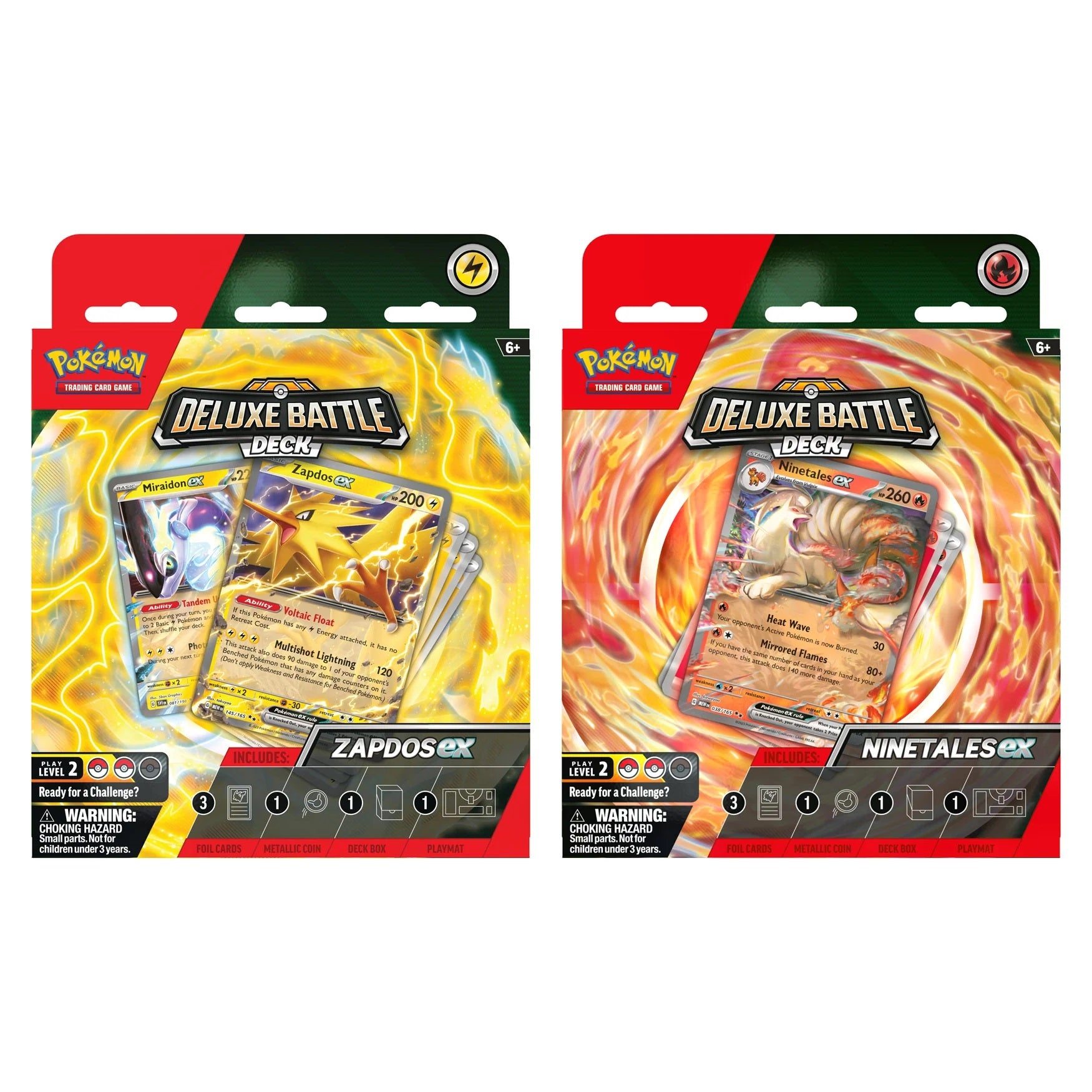 Pokemon Trading Card Game: Ninetales Ex/zapdos Ex Deluxe Battle Deck