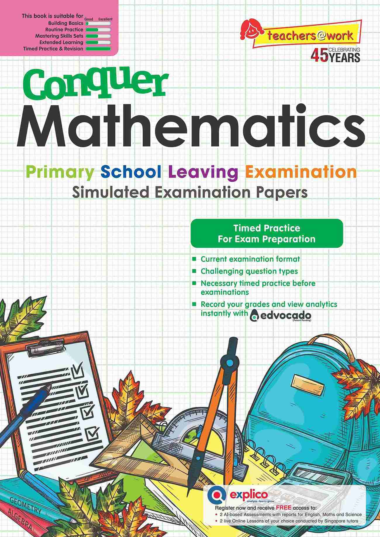 PSLE Conquer Mathematics Examination Papers - 3rd Edition