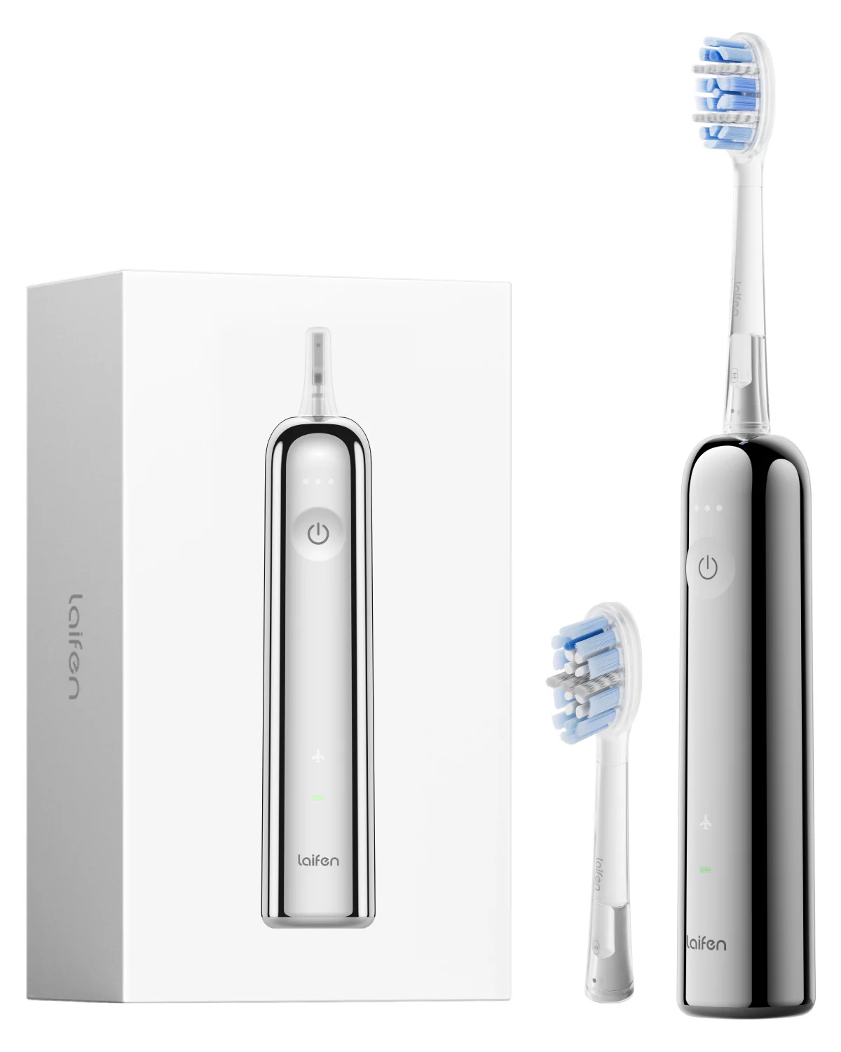 Laifen Wave Pro Stainless Steel Toothbrush