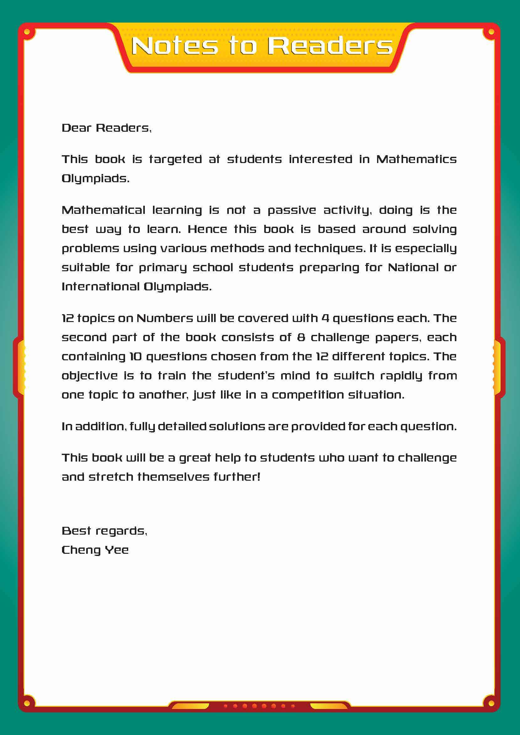 Primary 5 Super IQ Maths Olympiad NUMBERS Level 6 (11-12 years)