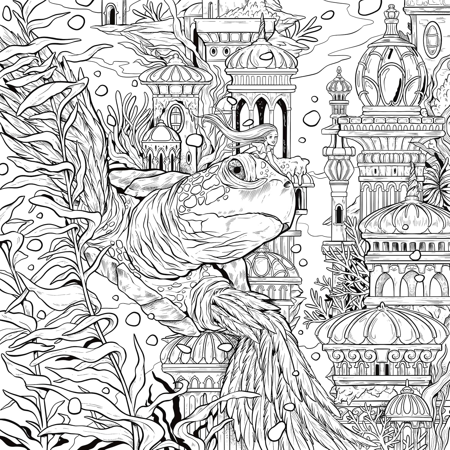 Mythographic Color And Discover: Deep Blue (Paperback)