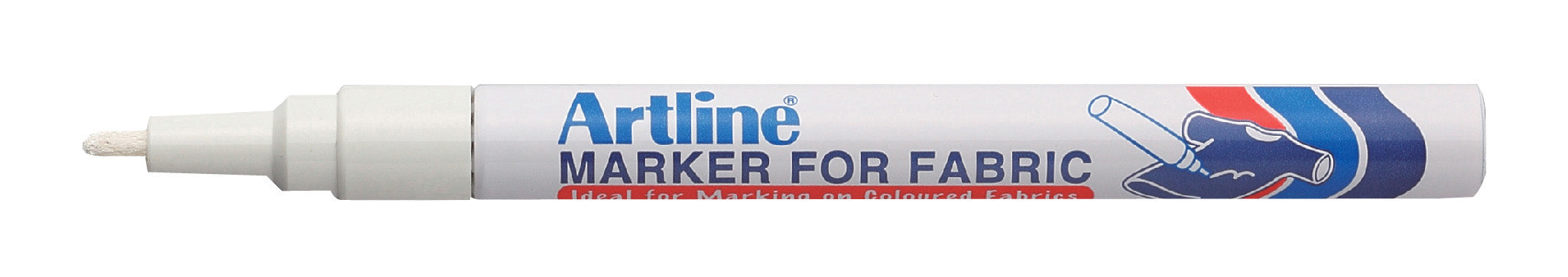 Artline Fabric Marker Ekc1 White