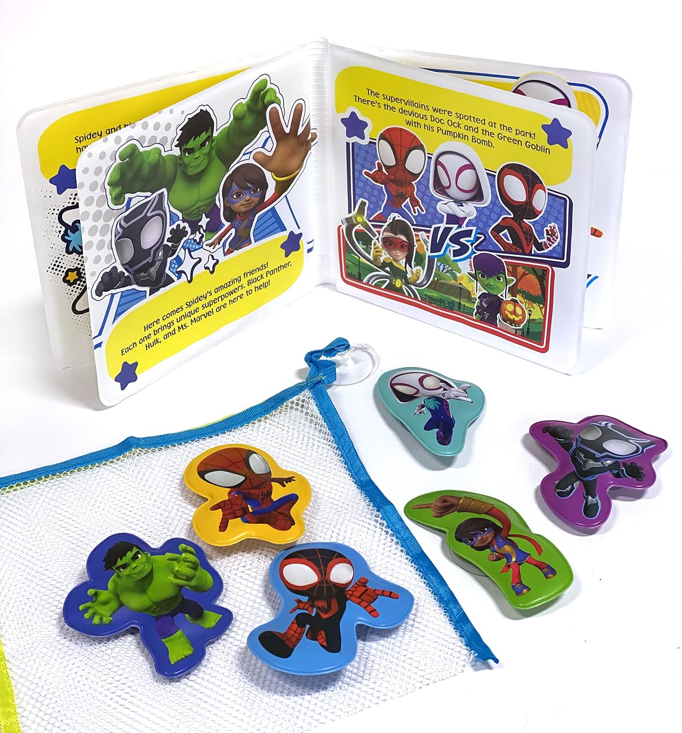 Spidey and his Amazing Friends Bath Time Books (Paperback)