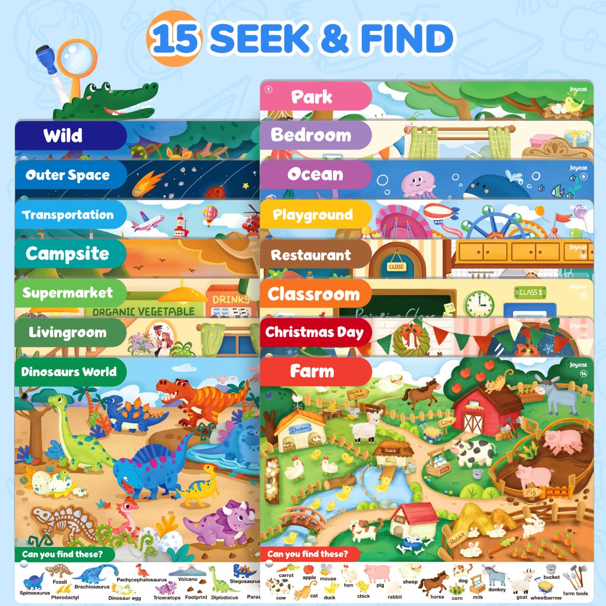 JOYCAT SEEK FIND TRACE WRITE