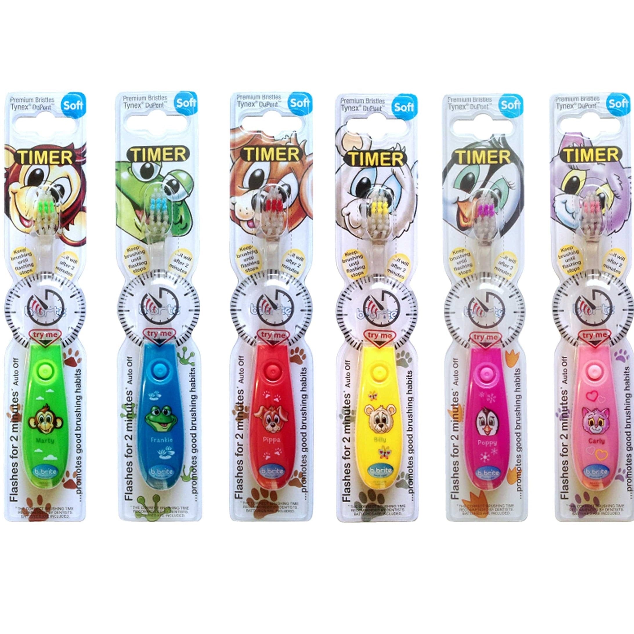 B-BRITE CLUB CUTIE FLASHING TOOTHBRUSH