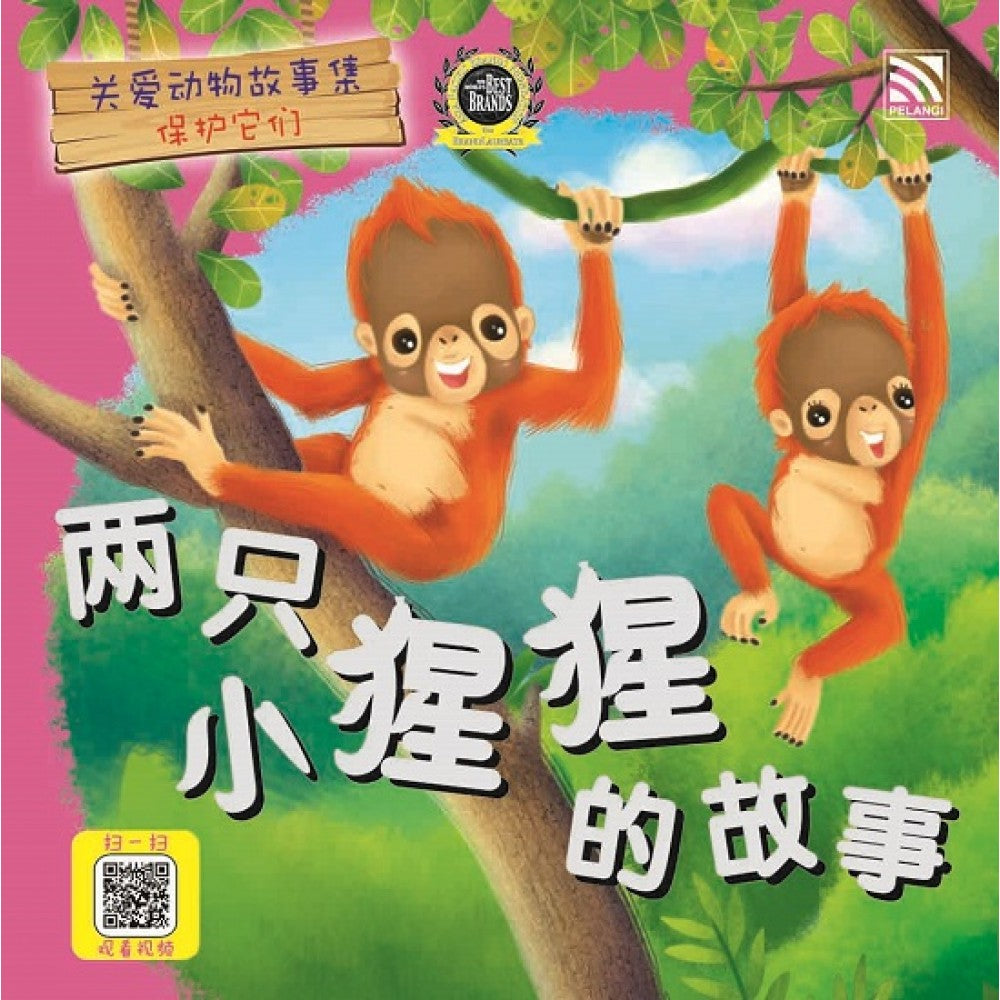 关爱动物故事集：两只小猩猩的故事