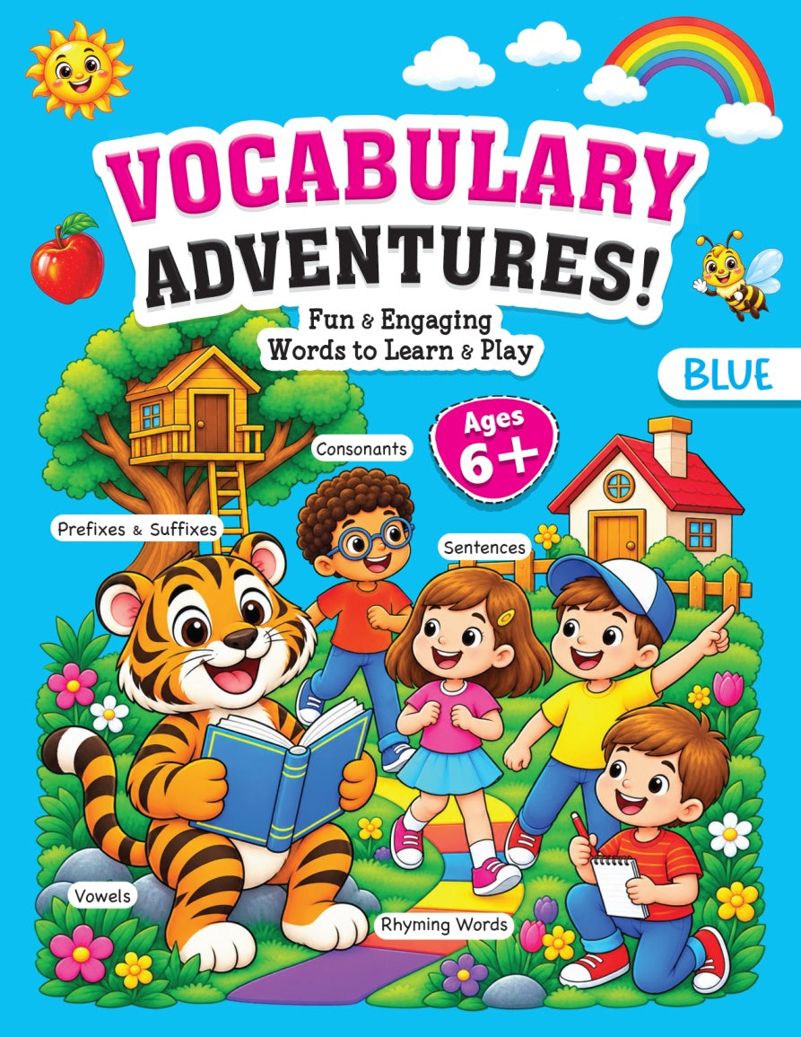 Vocabulary Adventures! Fun & Engaging Words to Learn & Play - Blue 6+