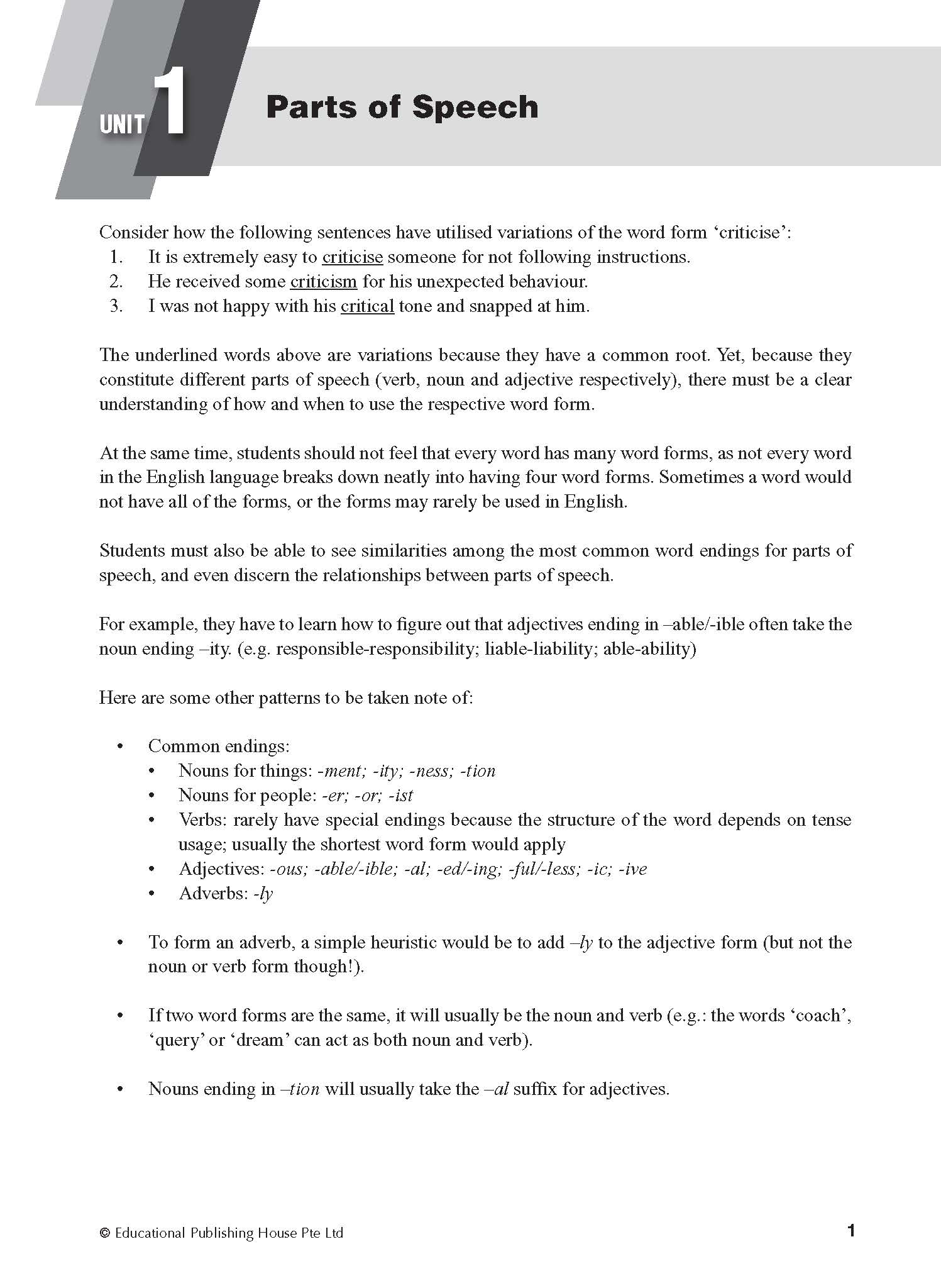Secondary 2( Express ) Intensive Vocabulary Drills