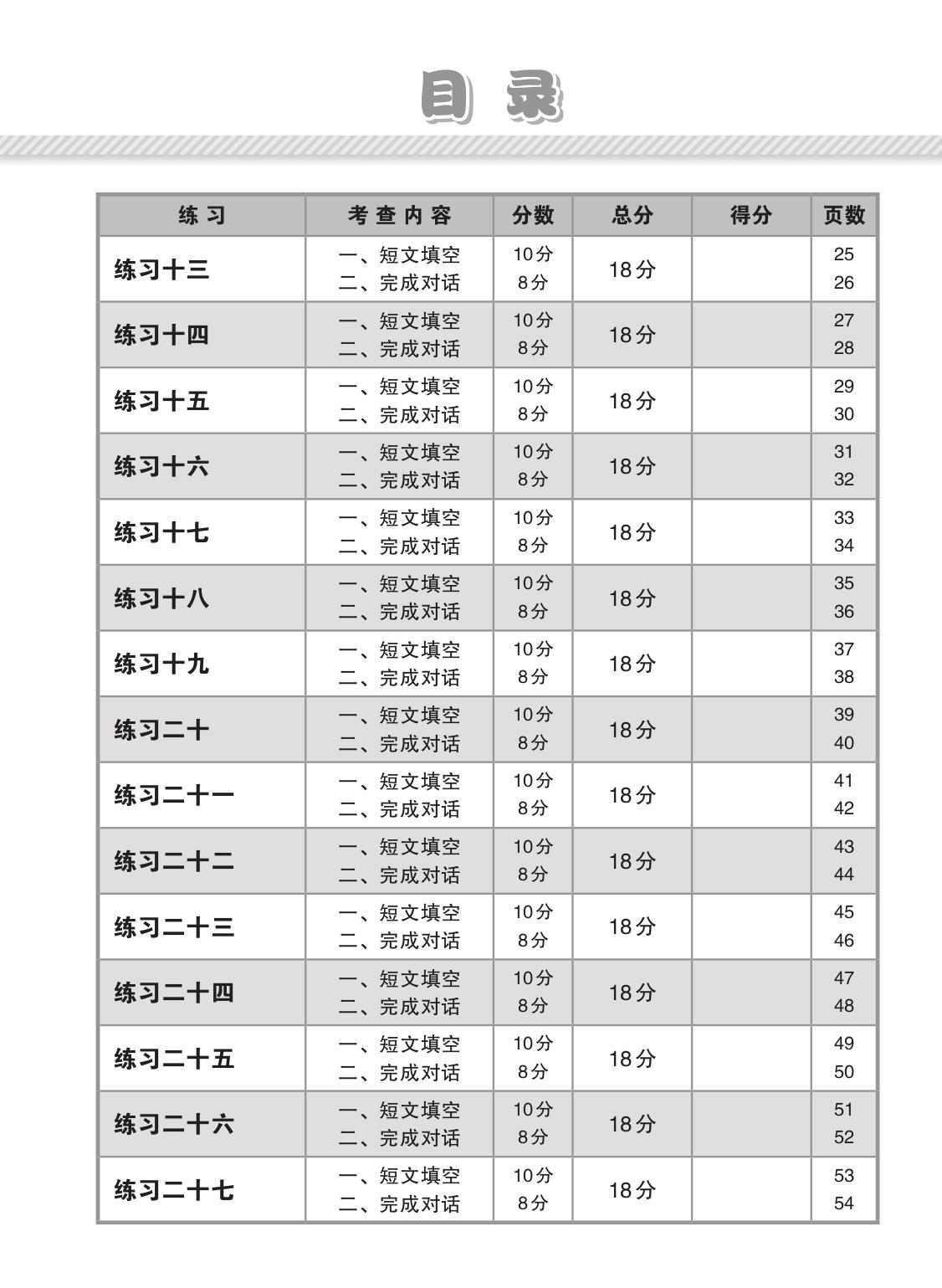 小四华文 短文填空 / 完成对话 (Chinese Cloze Passages and Dialogue Completion for Primary 4)