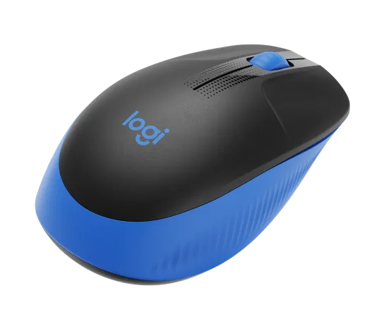 Logitech M190 Full-Size Wireless Mouse Blue