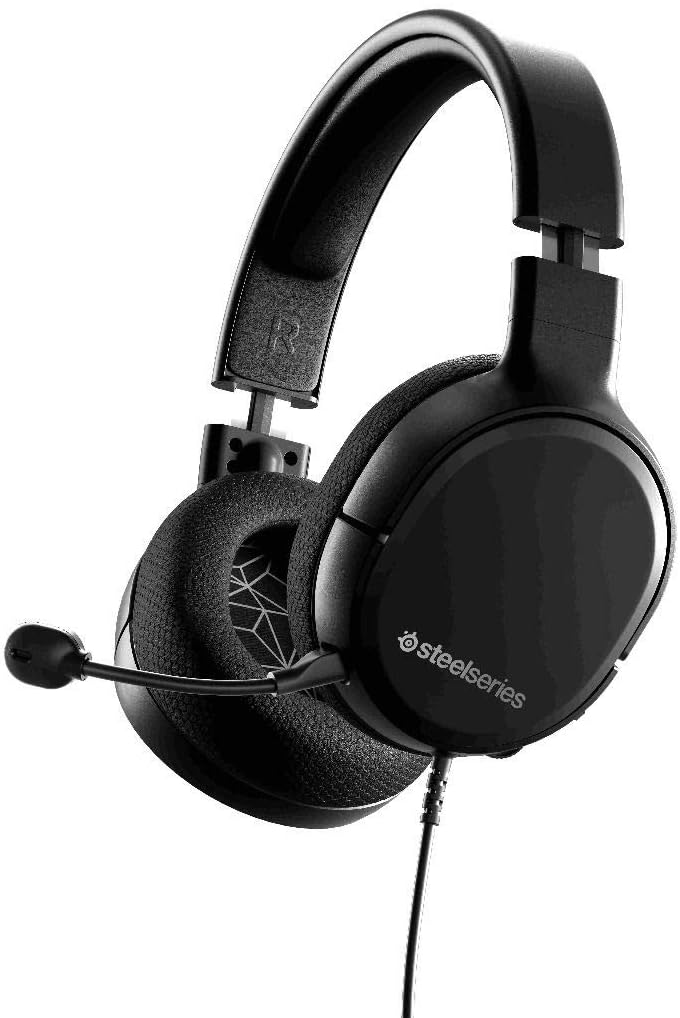 SteelSeries Arctis 1 Wired Gaming Headset – Detachable ClearCast Microphone – Lightweight Steel-Reinforced Headband – For Xbox, PC, PS5, PS4, Nintendo Switch, Mobile,Black