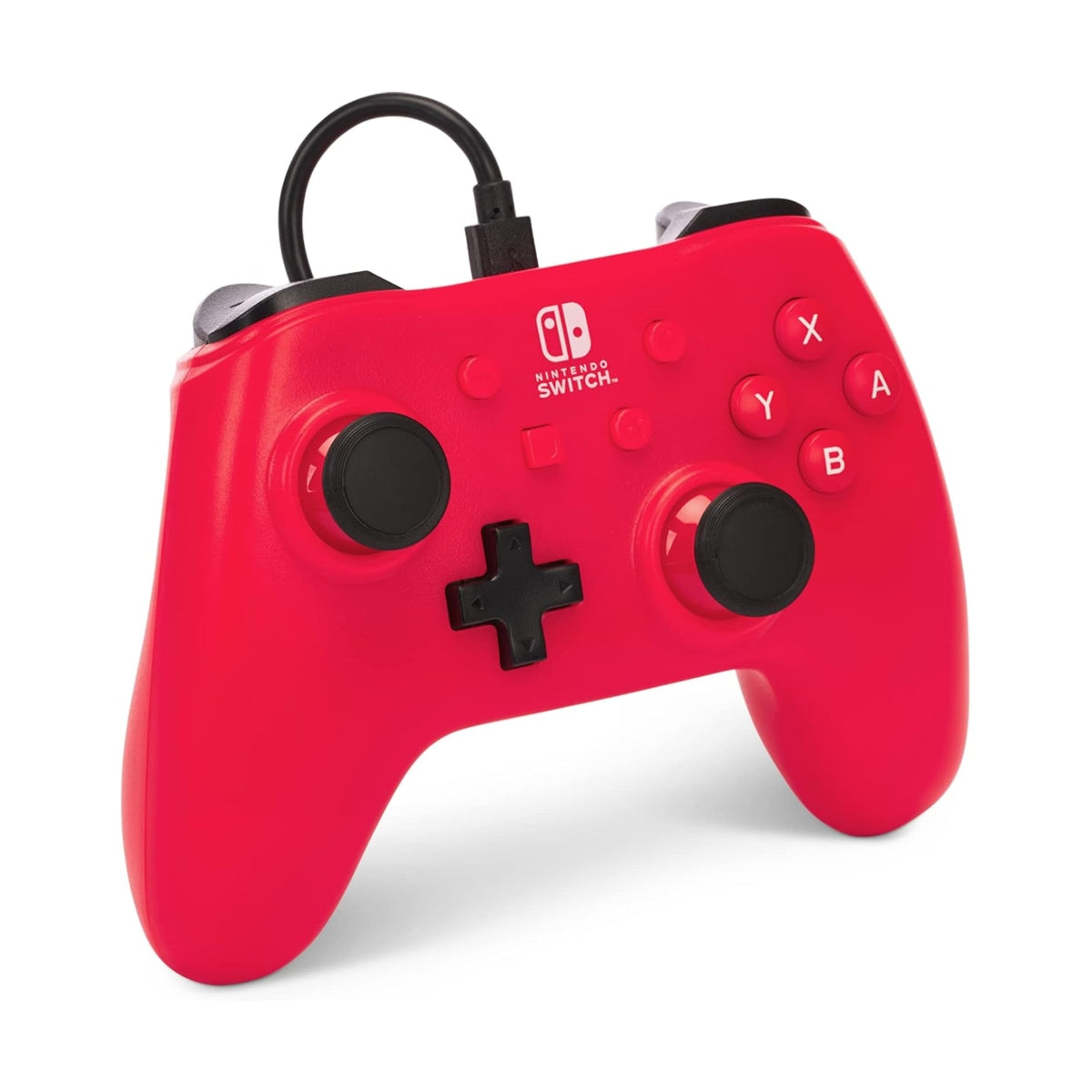 PowerA Wired Controller for Nintendo Switch - Raspberry Red (Officially Licensed)