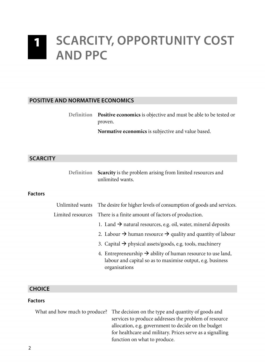 A-Level Economics: Examination Summaries & Notes (2nd Edition)