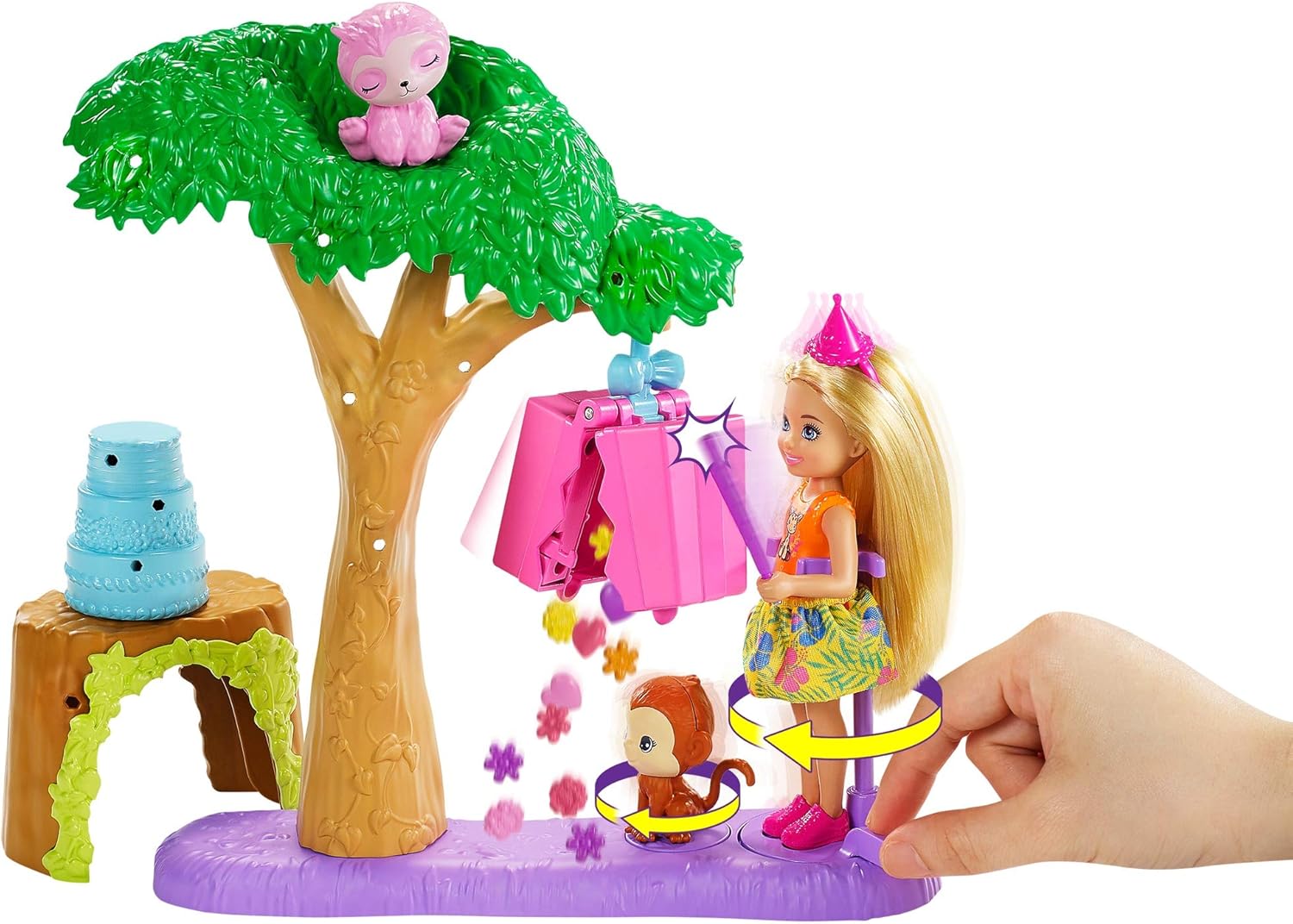 MATTEL BARBIE CHELSEA THE LOST BIRTHDAY PINATA PARTY FUN SURPRISE PLAYSET