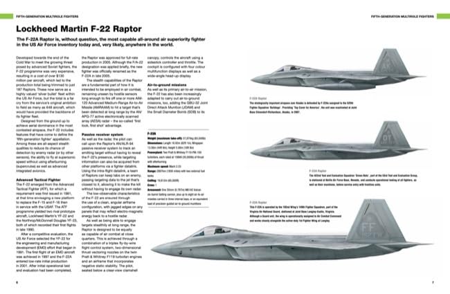 Modern Military Aircraft: Highly-Detailed Gatefold Artworks (Hardcover)