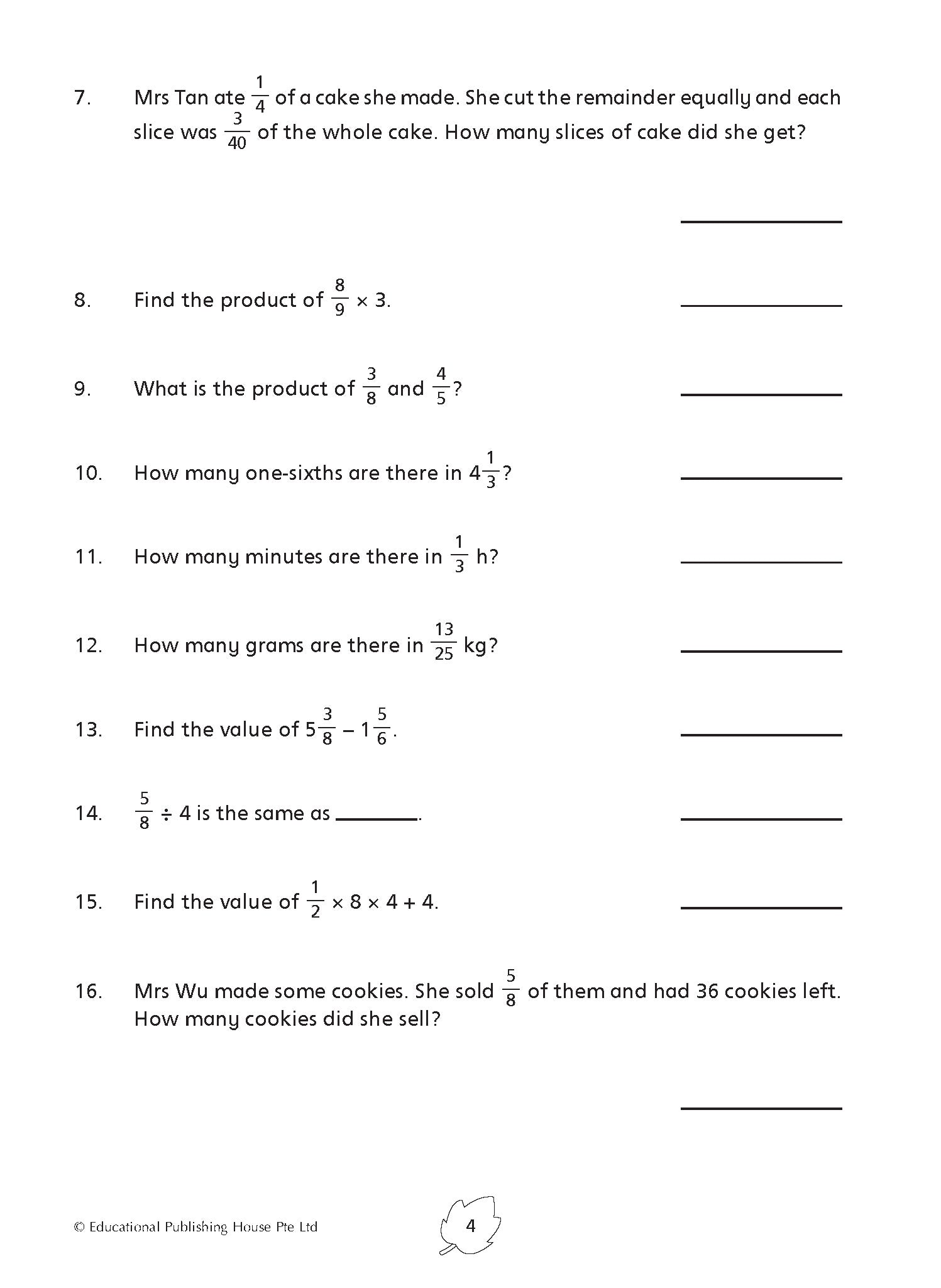 P6 Maths Practice 1000+