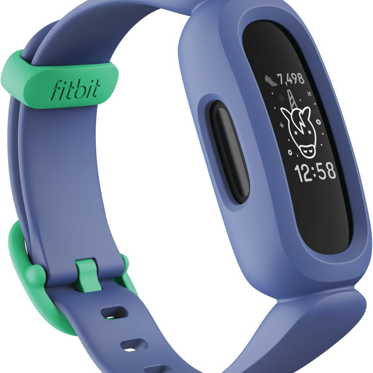 Fitbit Ace 3 Activity Tracker for Kids 6+ One Size, Cosmic Blue / Green - Singapore Edition