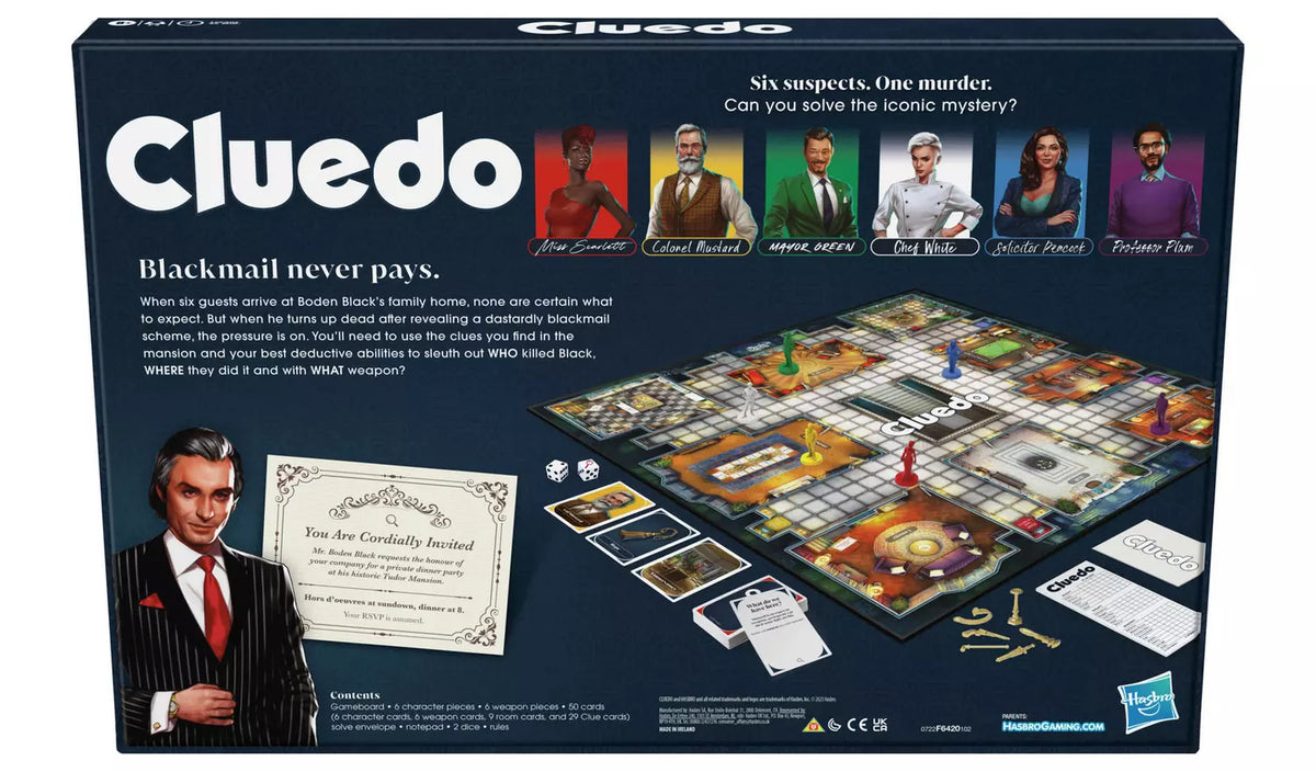 Hasbro Clue Cluedo Classic Refresh