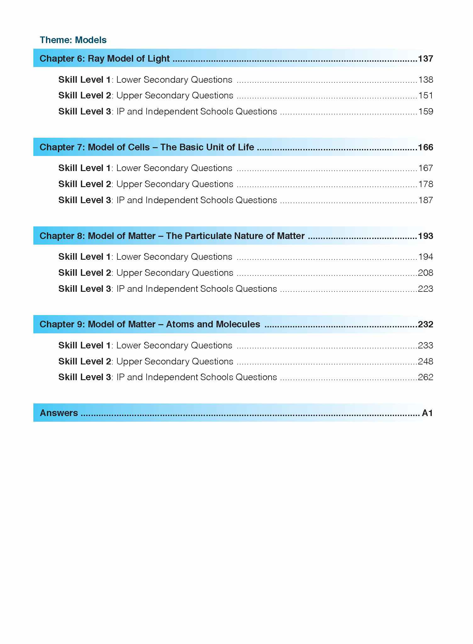 Secondary 1(G3&IP) Science Topical Course Assessment