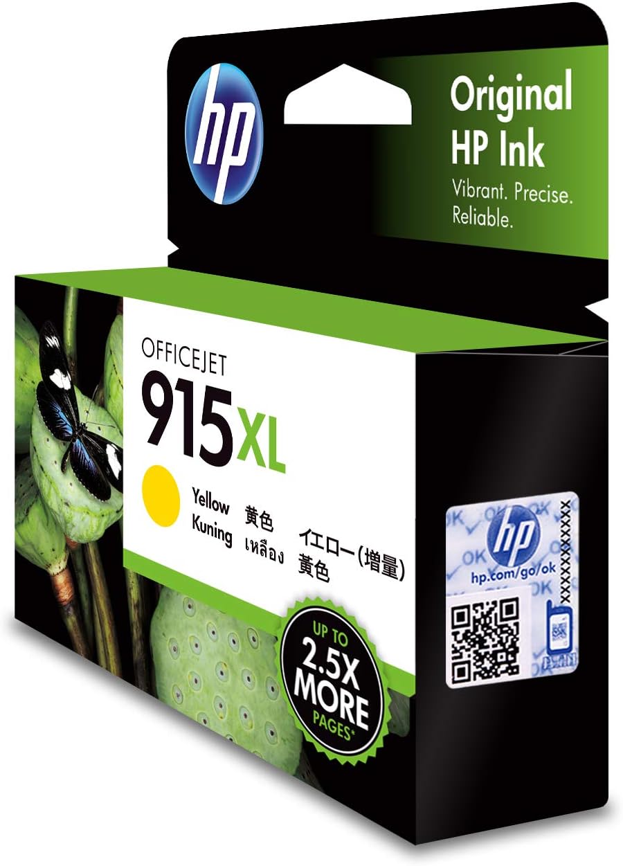 HP 915XL Yellow Original High Yield Ink Cartridge 