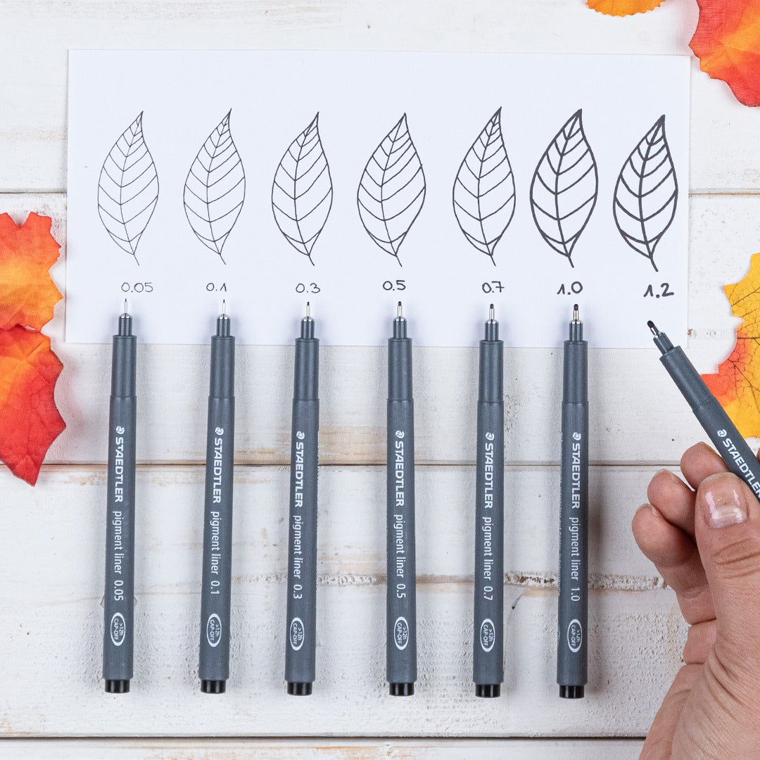 STAEDTLER PIGMENT LINER 308 BLACK 1.0MM
