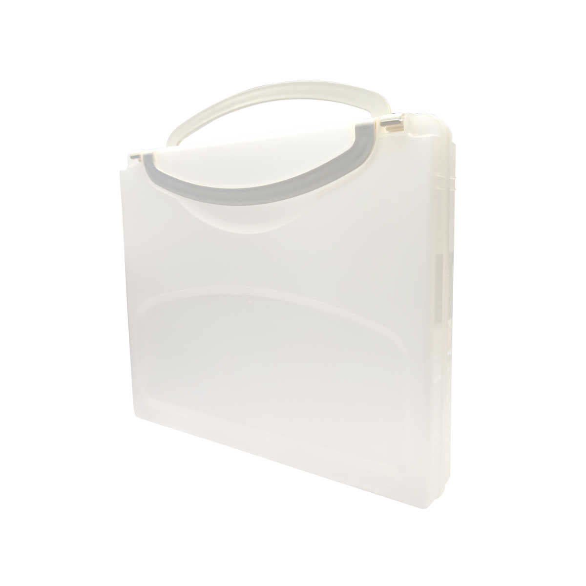 POP Bazic 2" Document Case with Handle (White)
