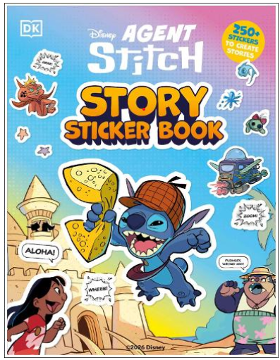 Disney Stitch Story Sticker Book (Paperback)