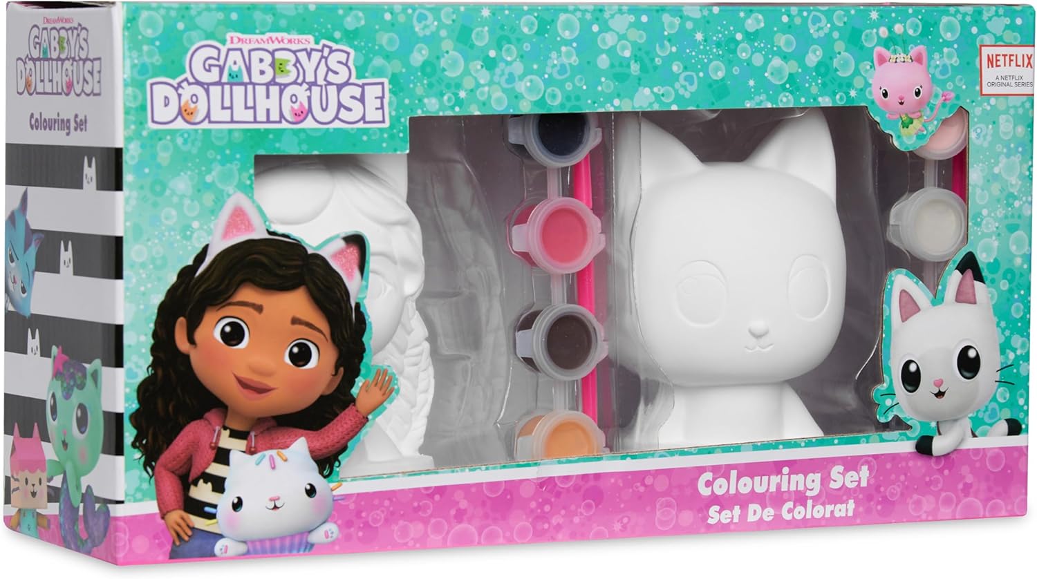Gabby's Dollhouse Painting Kit with Figures for Painting
