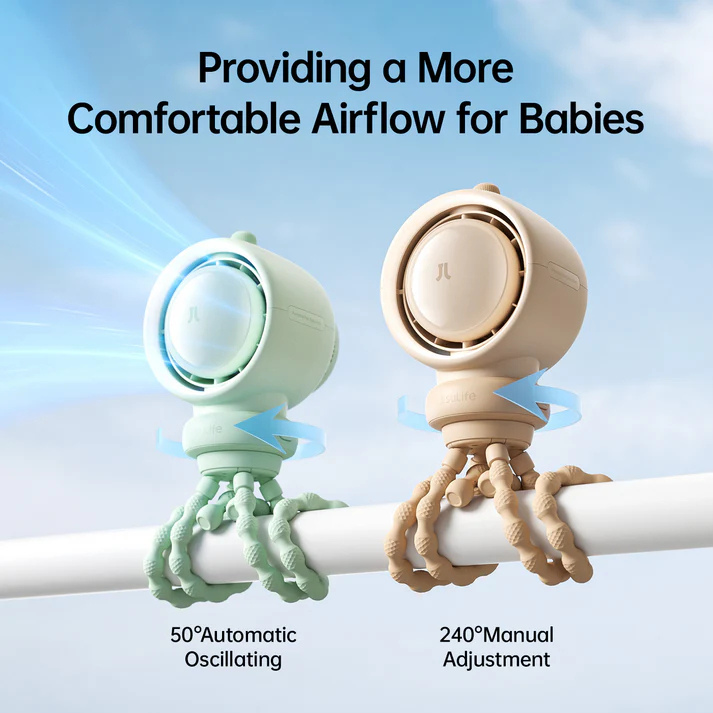 JisuLife Stroller Fan Life2 - Green