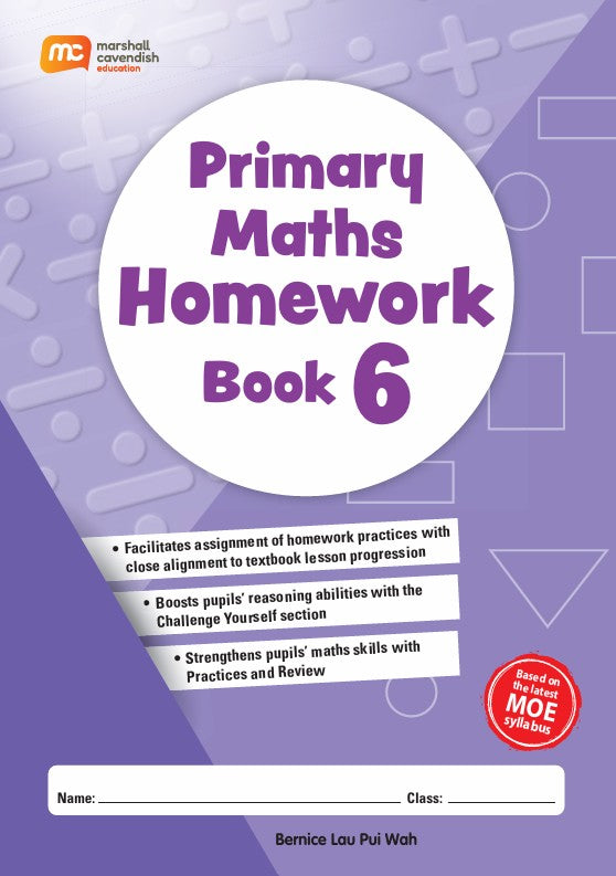 Primary 6 Maths Homework Book