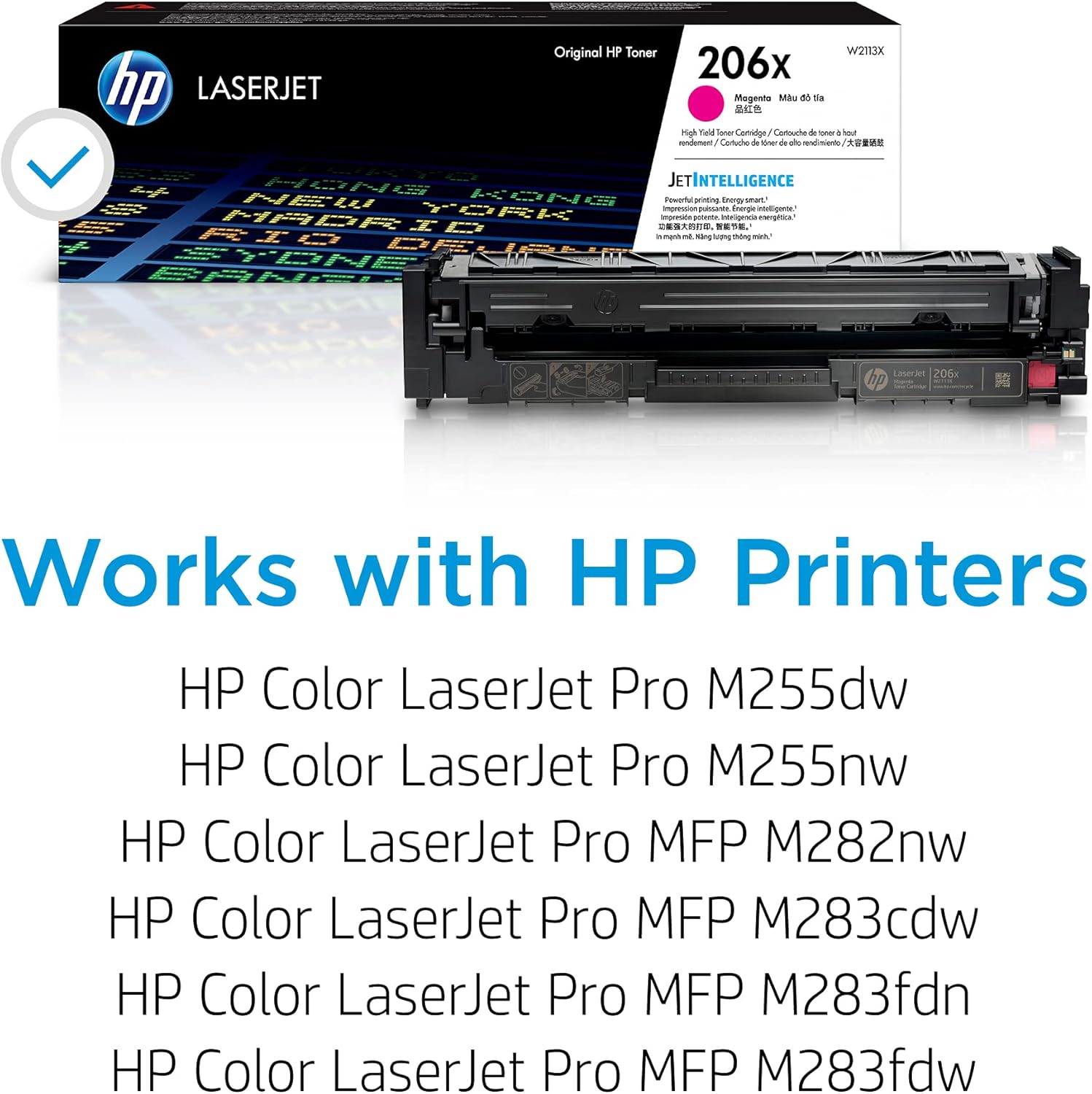 HP 206X Original Magenta High Yield Toner Cartridge 