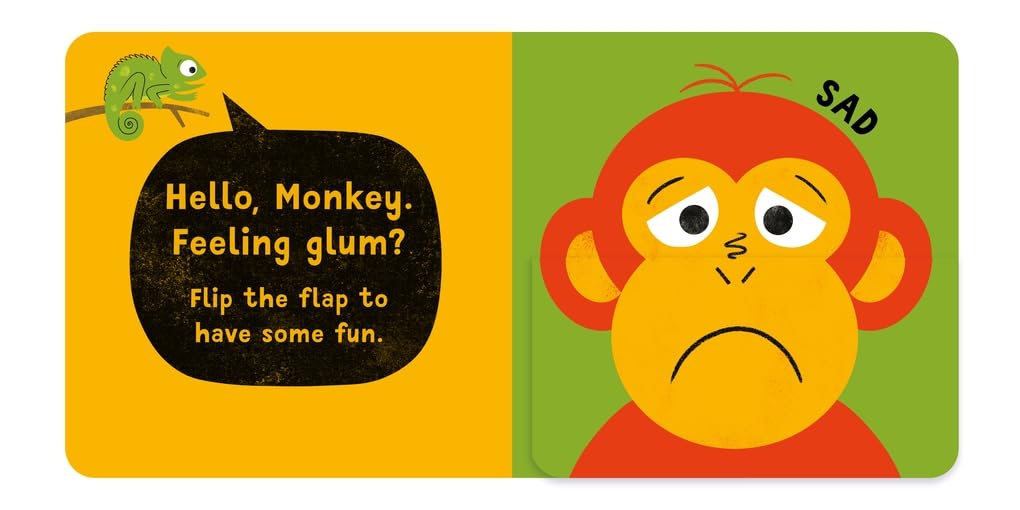 Flip-Flap Feelings: Jungle (Board Book)