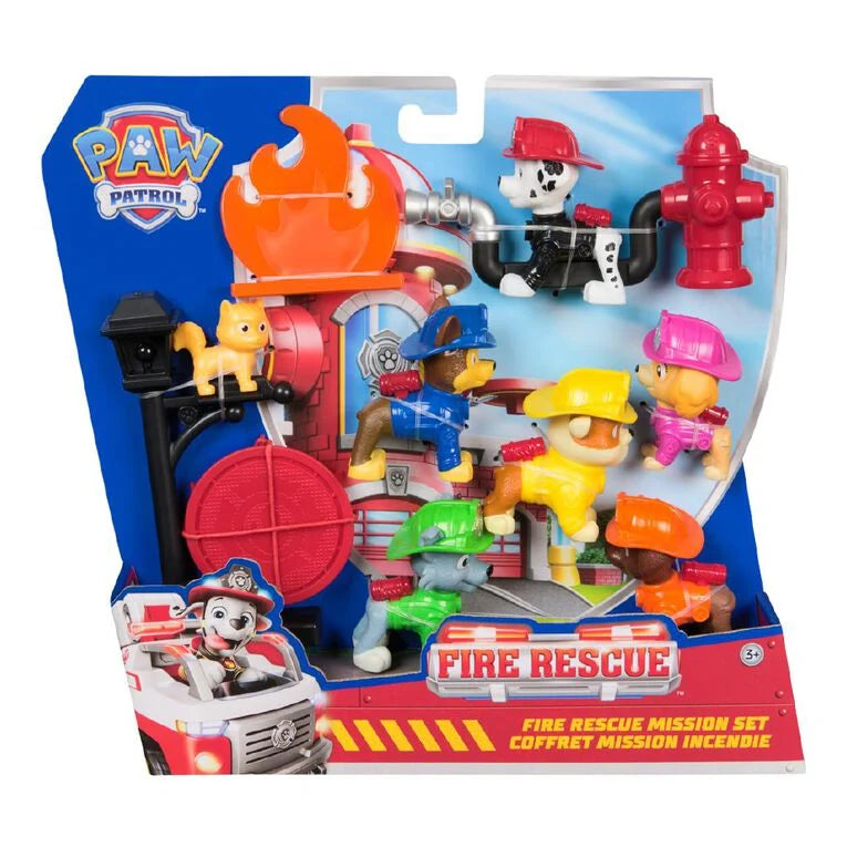 PAW PATROL FIRE RESCUE MISSION SET