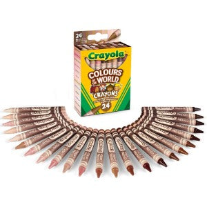 CRAYOLA CRAYONS 24CT COTW 520108