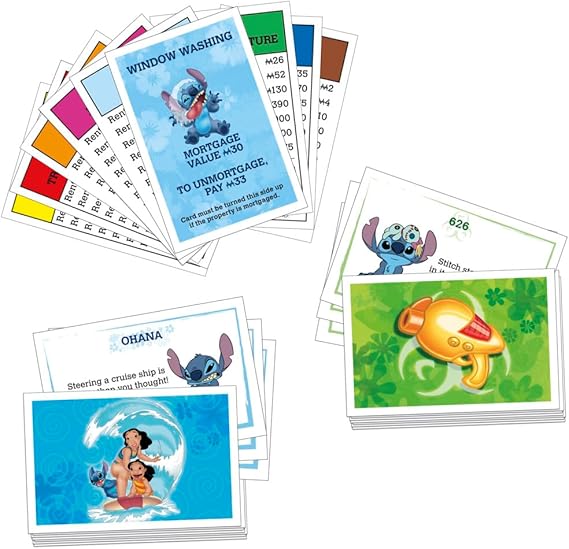 HASBRO MONOPOLY DISNEY STITCH EDITION BOARD GAME