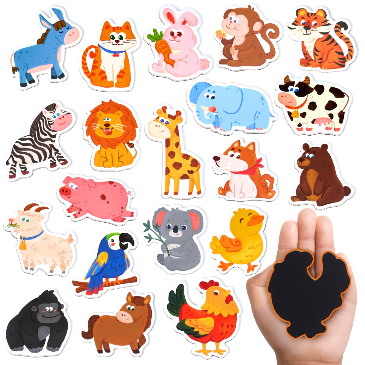 JOYCAT WOODEN ANIMAL MAGNET