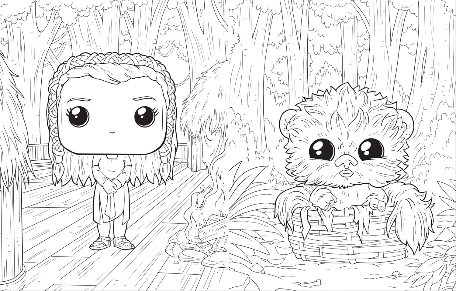 Star Wars: The Official Funko POP! Coloring Book