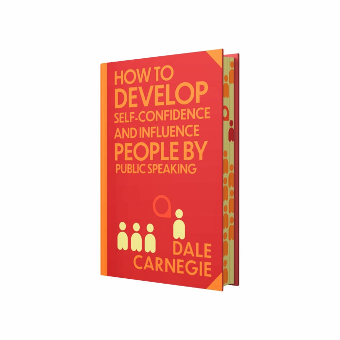 How to Develop Self-Confidence and Influence People By Public Speaking (Sprayed Edges)