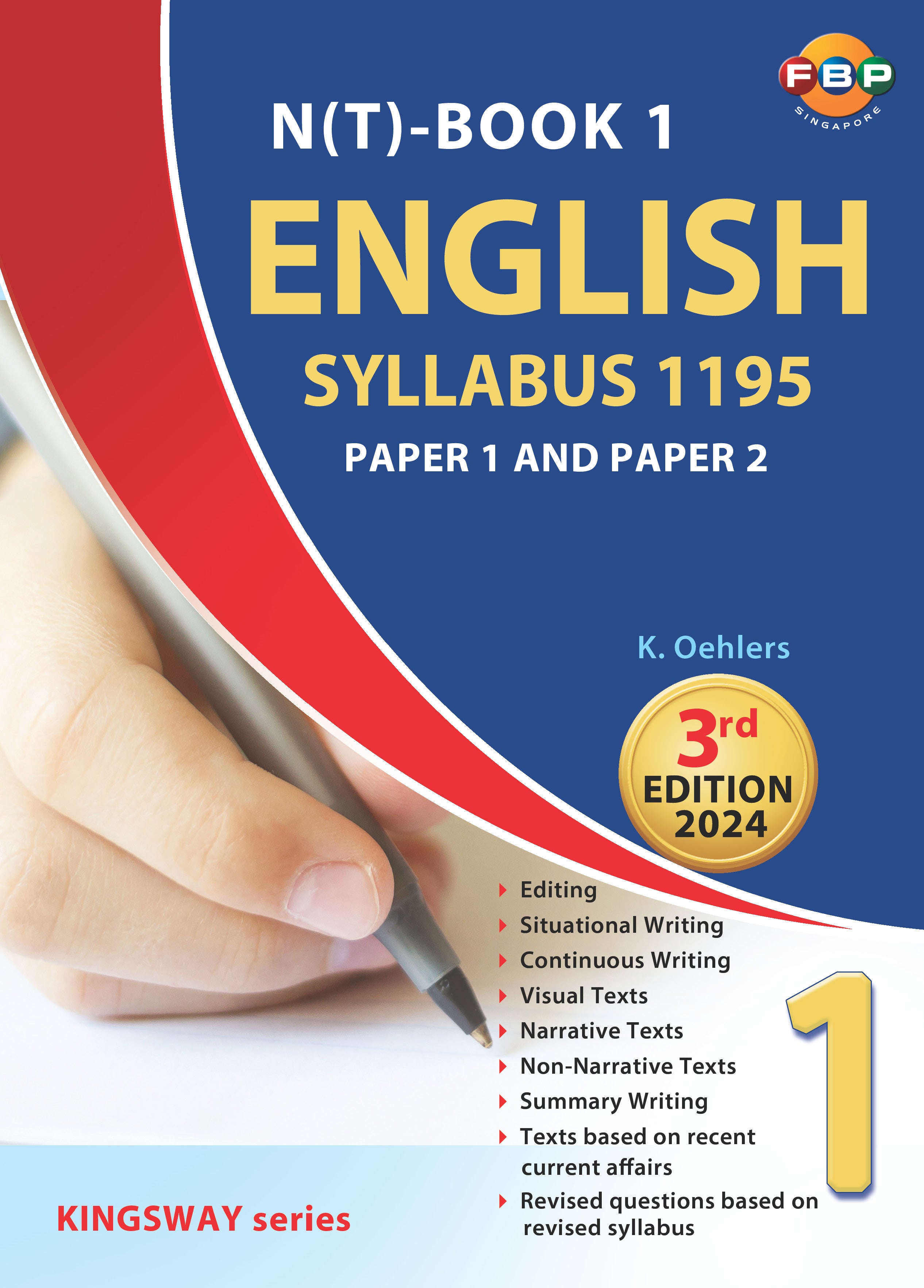 N(T) Book 1 English Syllabus 1195 Paper 1 and Paper 2 Kingsway Series 3rd Edition