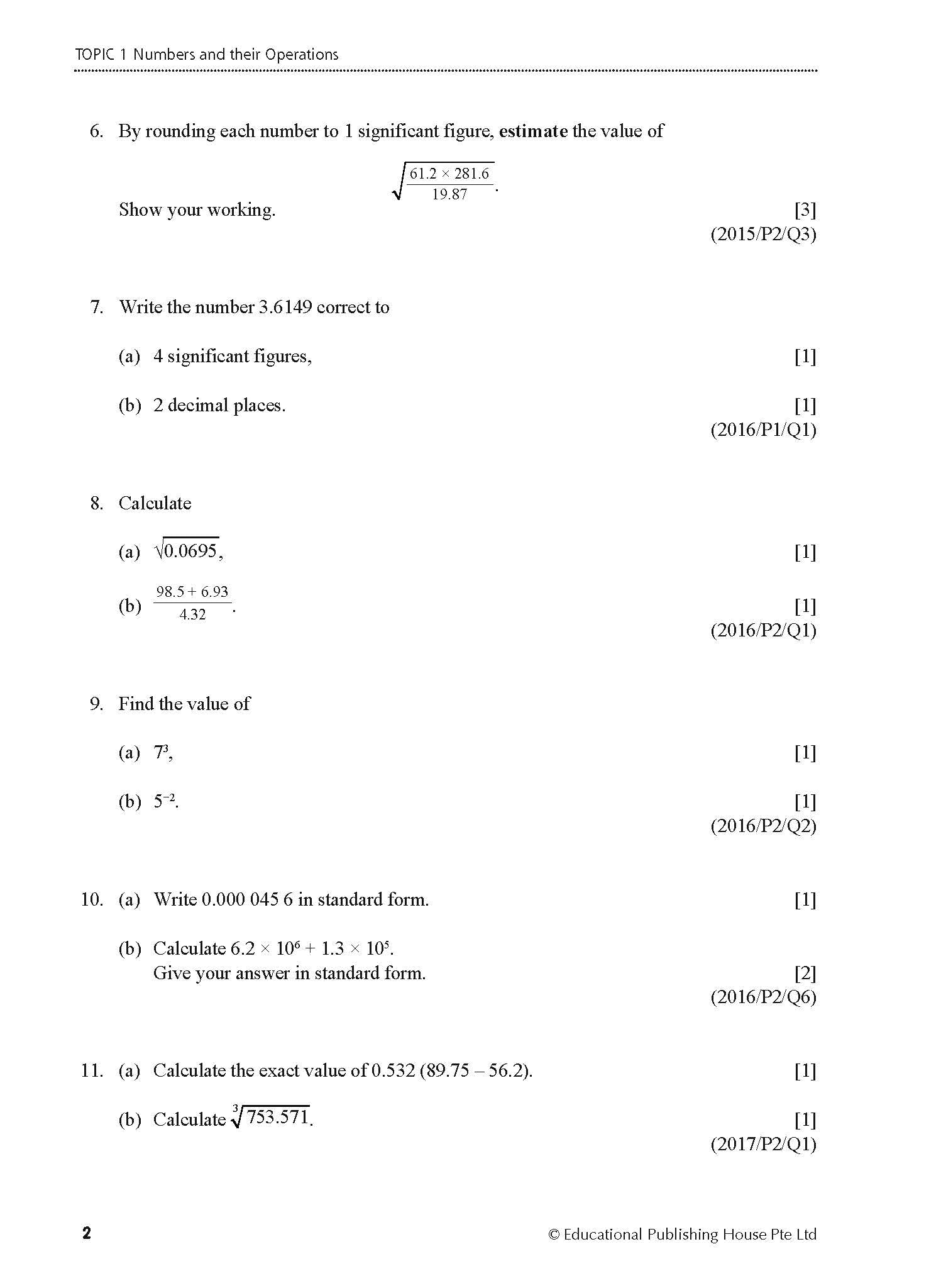 Normal Technical Maths Exam Q&A 15-24 (Topic)