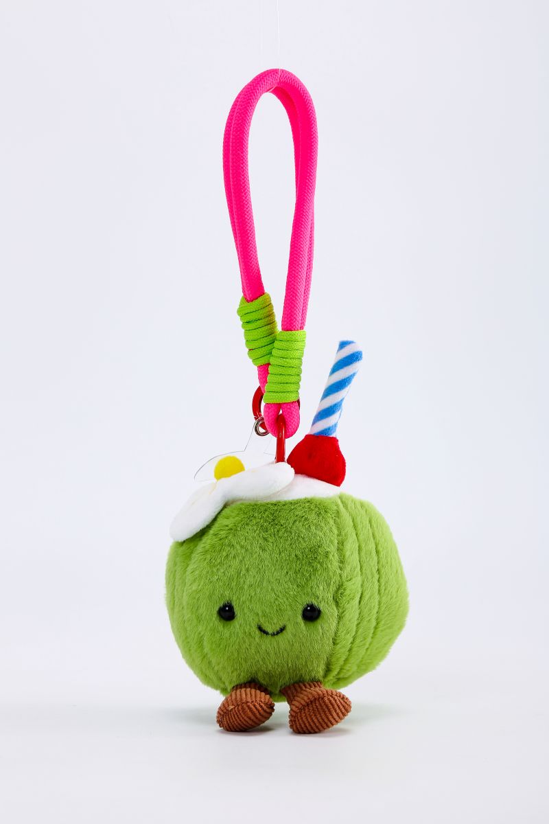 Plush Handphone Strap Coconut