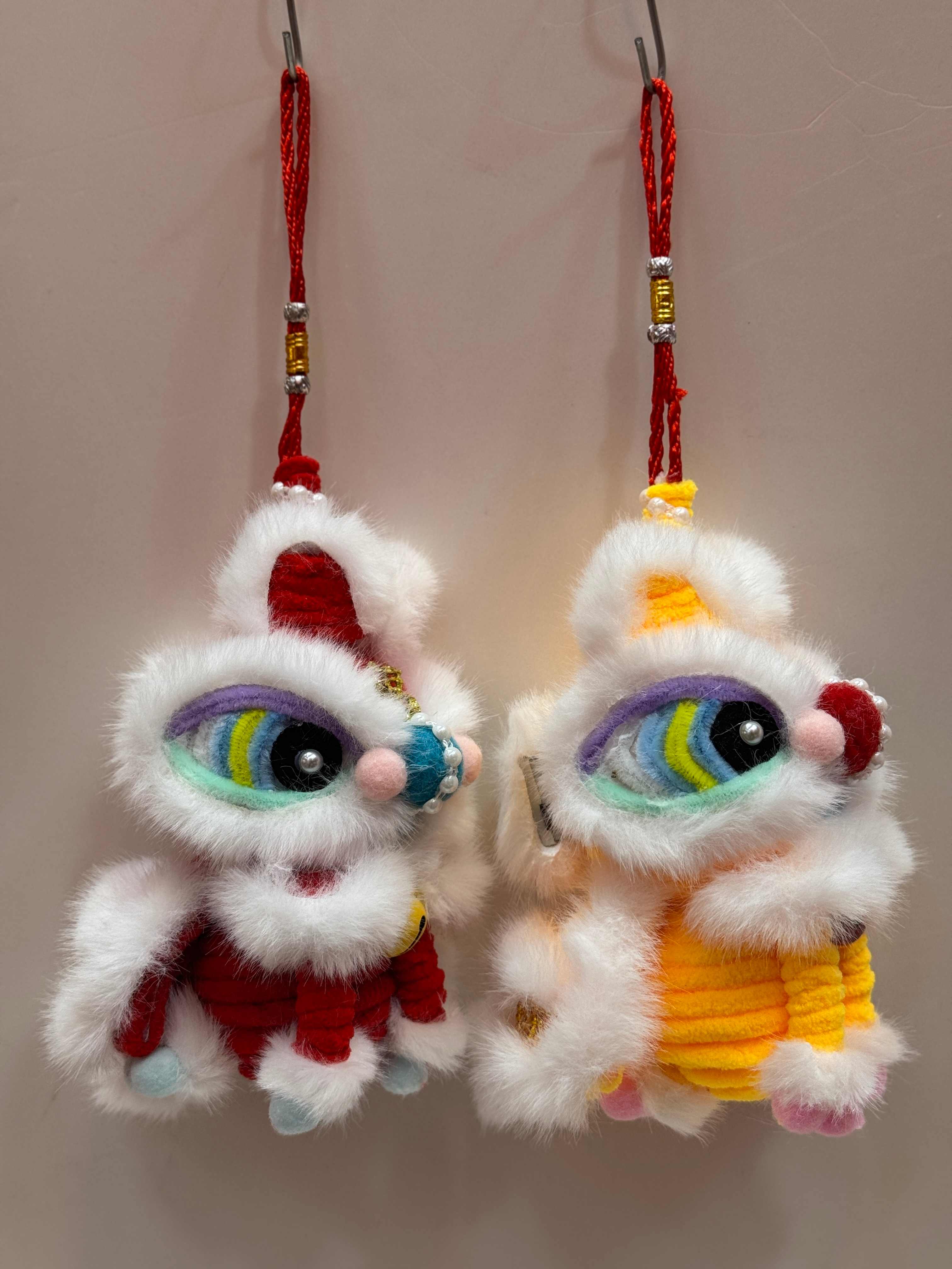  CNY LION DANCE HANG DECO 12*12*18CM