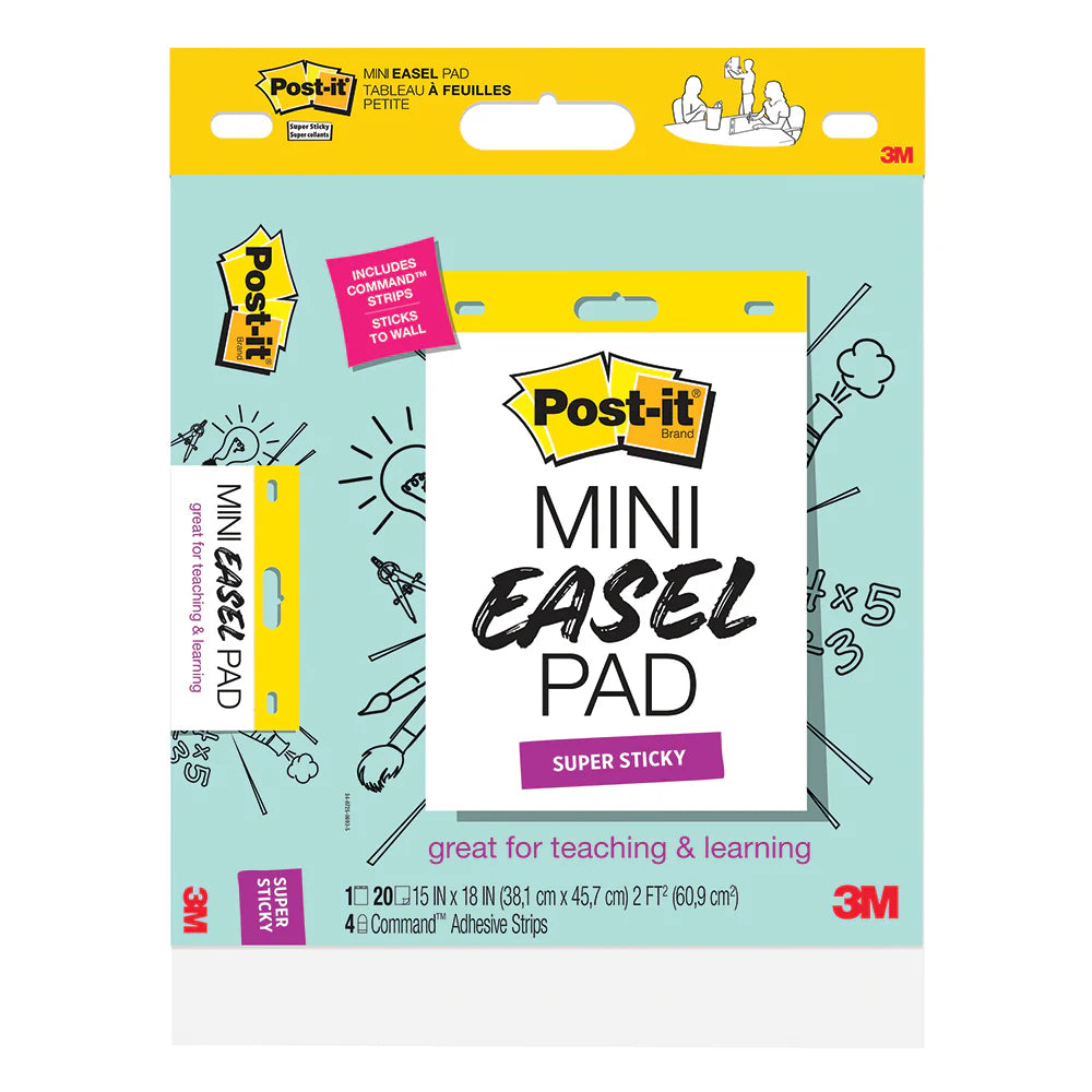 Post-it® 577ss Super Sticky Mini Easel Pad, 15x18"