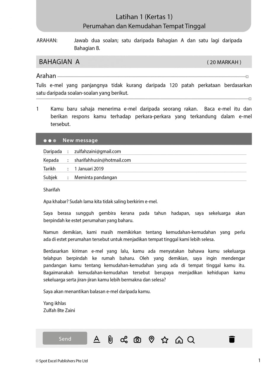 O-Level/NA Latihan Peperiksaan Bahasa Melayu