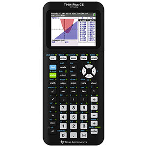 TEXAS TI-84 Plus CE Python Graphing Calculator (Black)